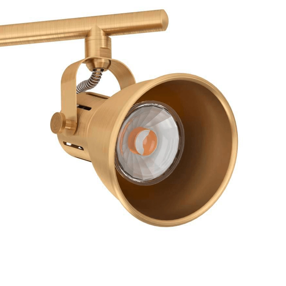 Messing plafondspot Seras 2x GU10 Eglo 9008606235650