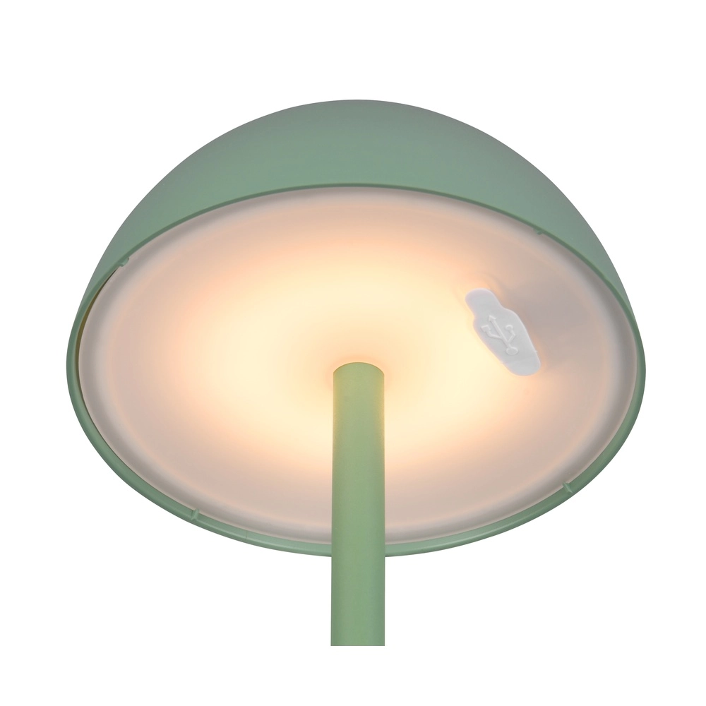 Tafellampje Ricardo pistache groen Ø 13,5cm Trio 4017807601800