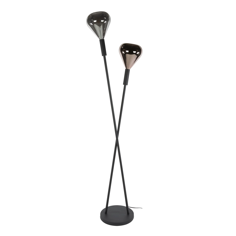 Glazen vloerlamp Wings Lyora 8716803511996