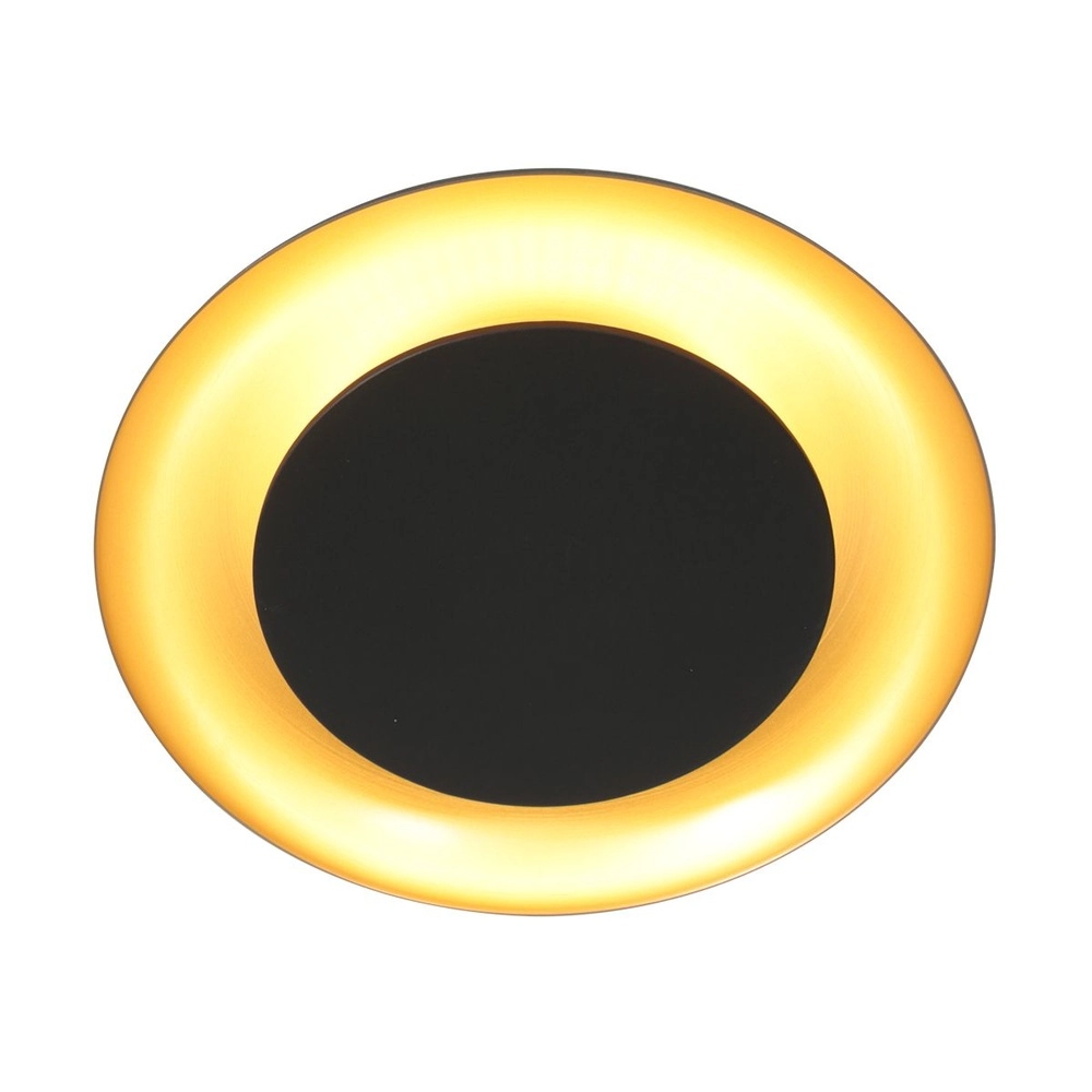 Plafonniere Golden Veil zwart Ø 40cm Steinhauer 8712746180299