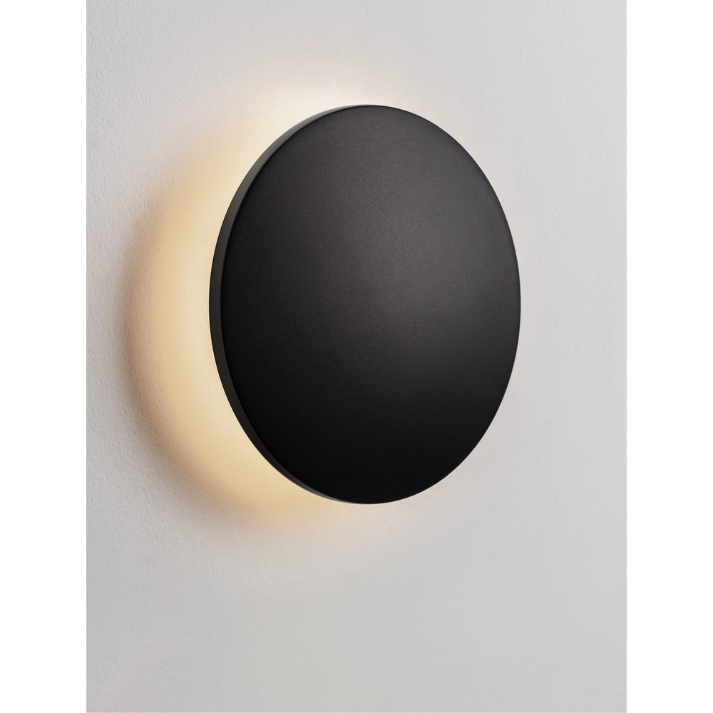 Ronde wandlamp Copper zwart Ø 18cm Lyora 5212017447340