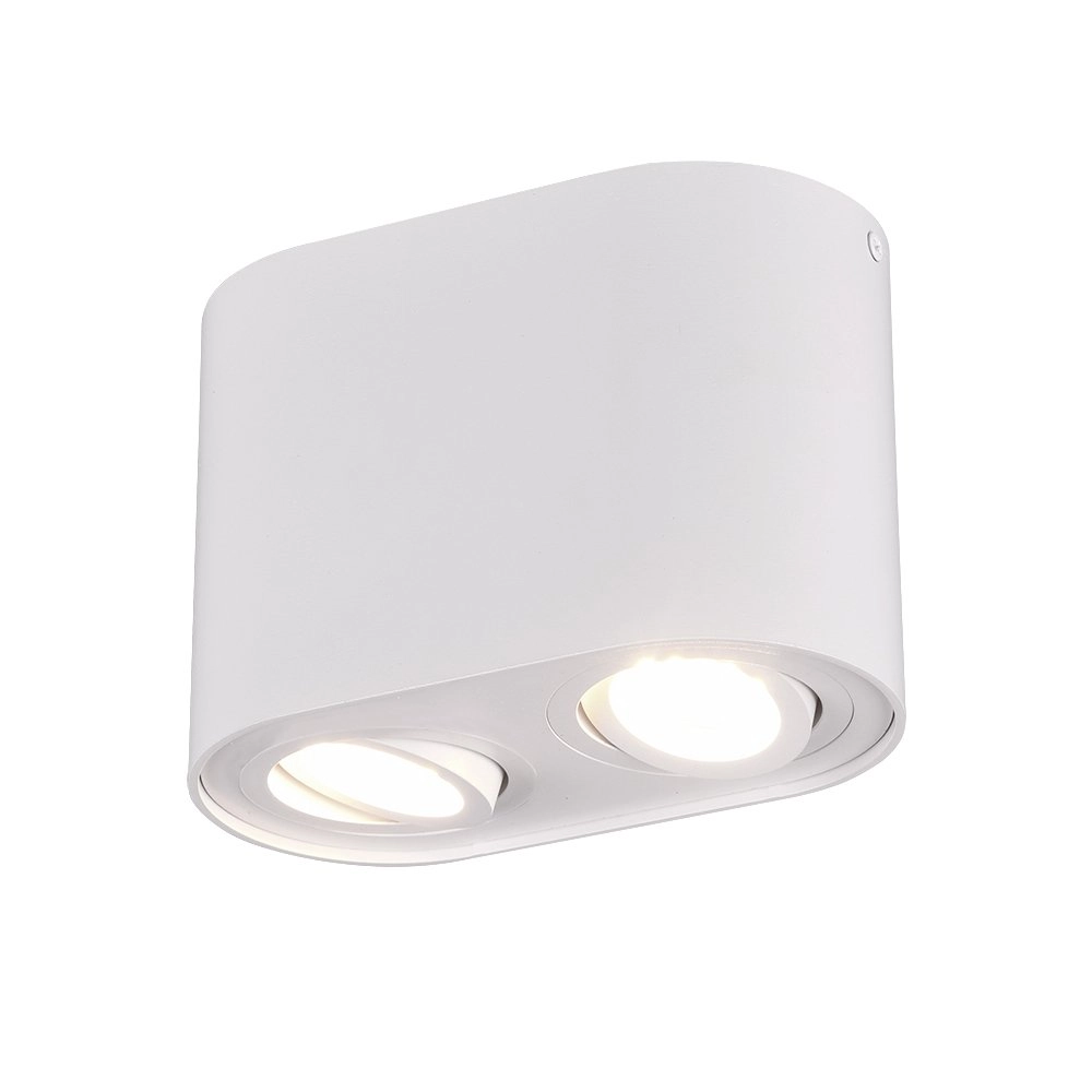 Witte plafondspot Cookie 2-lichts Trio 4017807426526