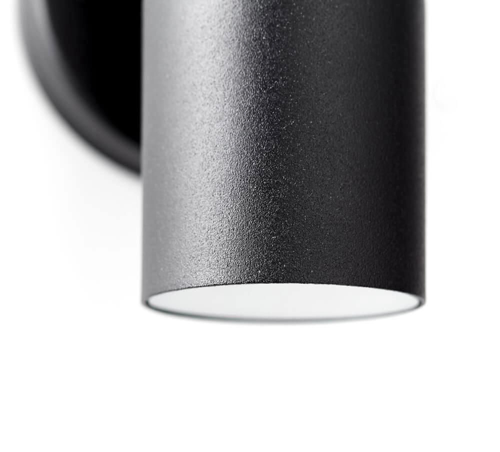 Zwarte muurspot Jandy up & down Brilliant 4004353346958