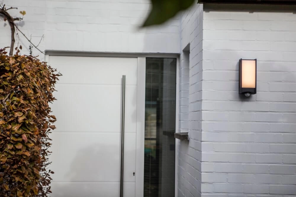 Antraciete wandlamp Qubo met sensor Lutec 6939412048307