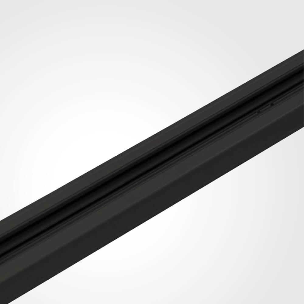 2 meter rail TraQ zwart Lyora