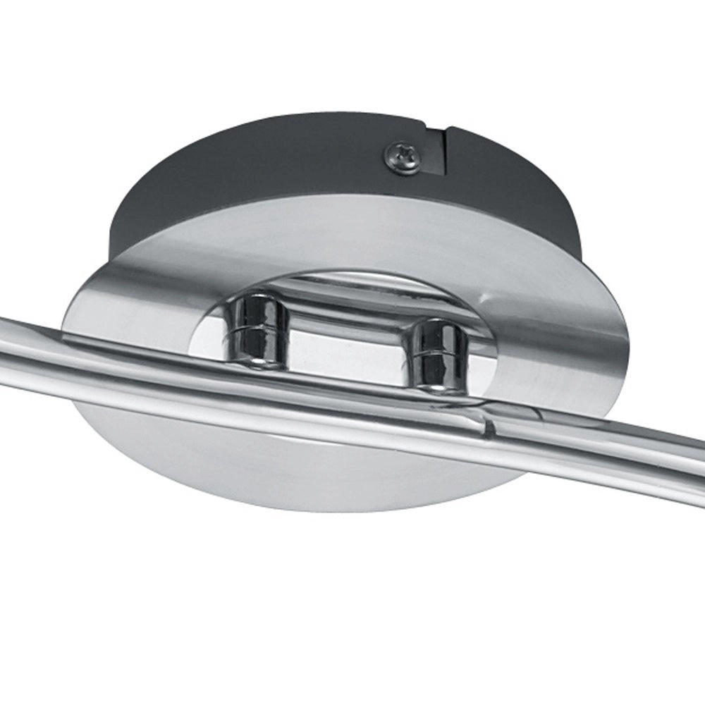Moderne plafondspot Levisto 6-lichts nikkel mat Trio 4017807281736