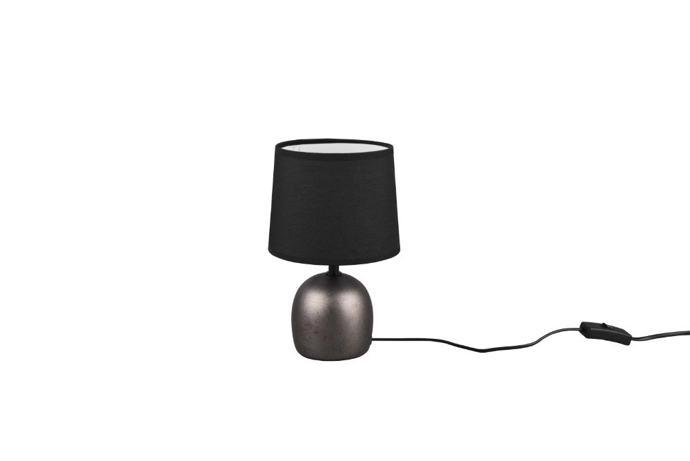 Zwarte schemerlamp Malu Trio 4017807489712