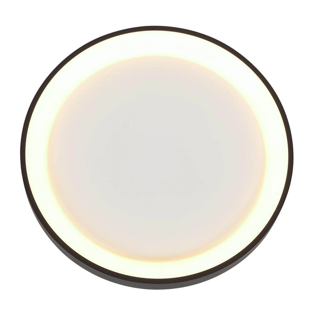 Plafondlamp Ringlede design zwart Ø 38cm Steinhauer 8712746171952