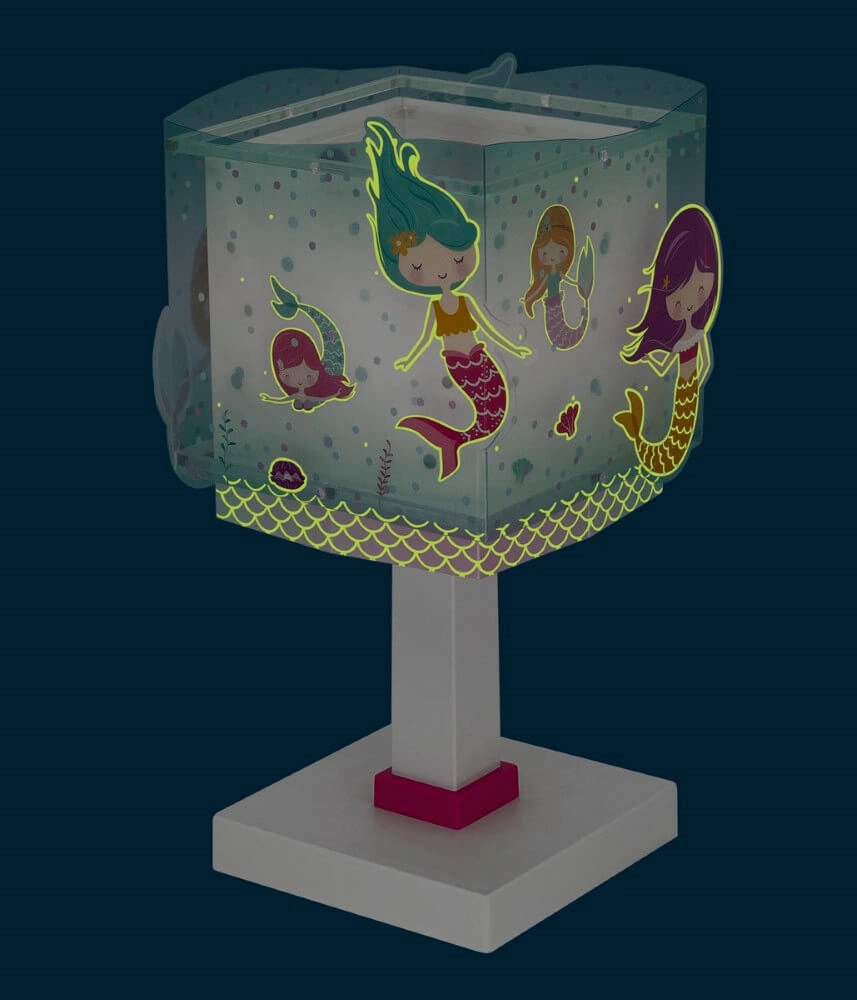 Tafellampje Mermaids voor kinderen Dalber 8420406634418