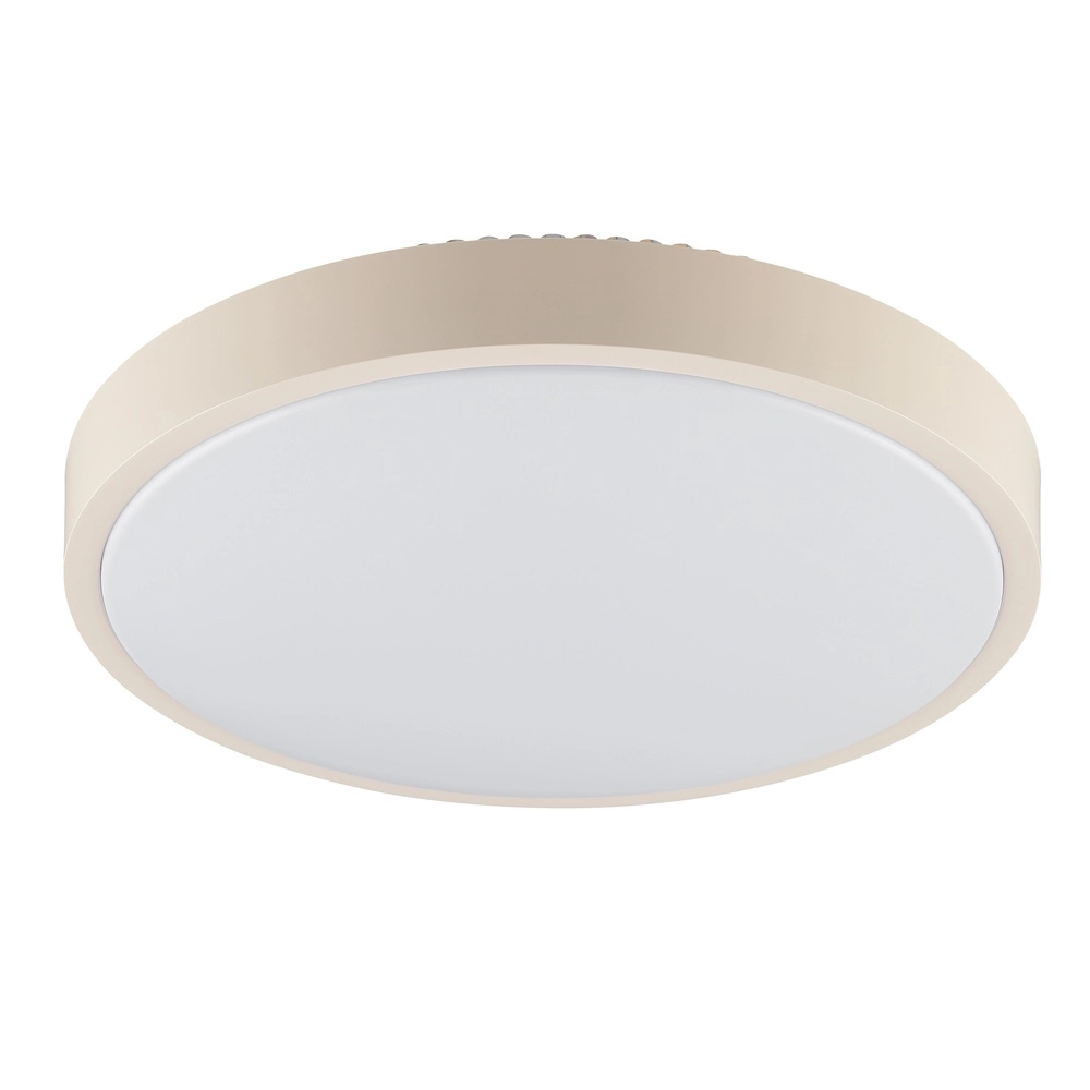 Plafonniere Solistra zand bruin met wit Ø 34,5cm Brilliant 4004353477614