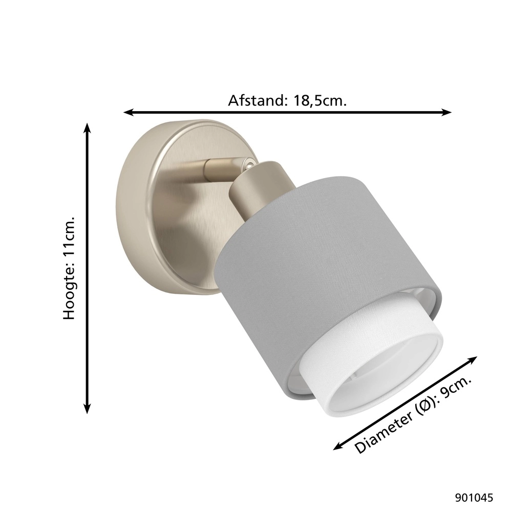 Modern wandlampje Bellizzi Eglo 9008606304363