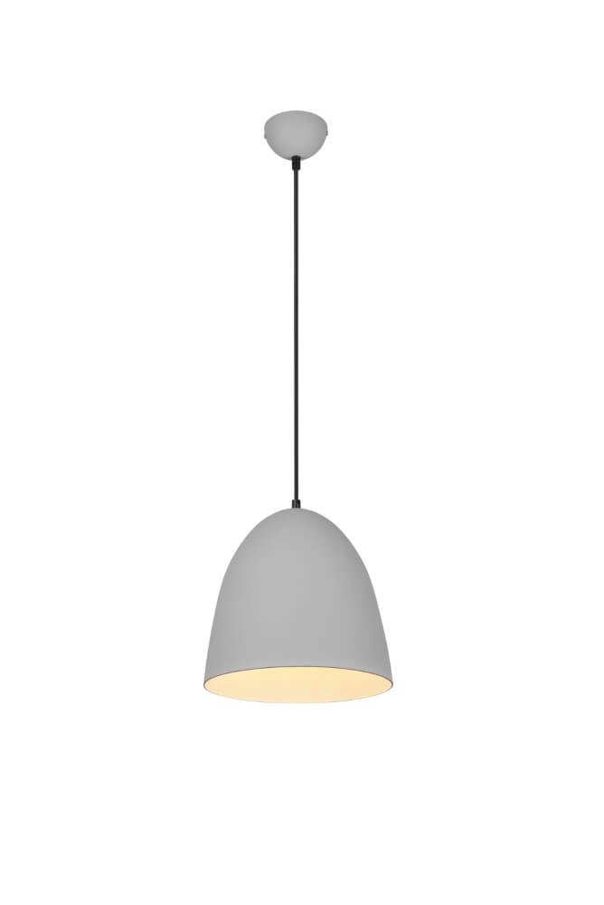Betongrijze hanglamp Tilda Ø 25cm Trio 4017807522259