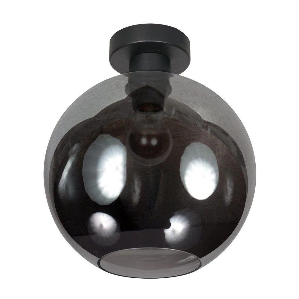 Plafondlamp Bloeba bol smoke glas Ø 30cm Steinhauer 8712746181111