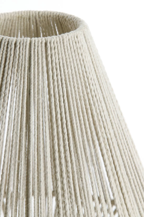 Tafellamp japandi Felida Ø 35cm crème Light & Living 8717807711917