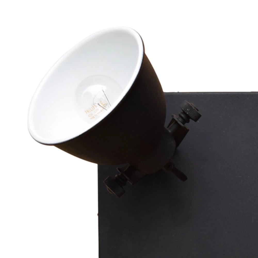 Stoere plafondspots Industrial 4-lichts vintage zwart Urban Interiors 8719325005714