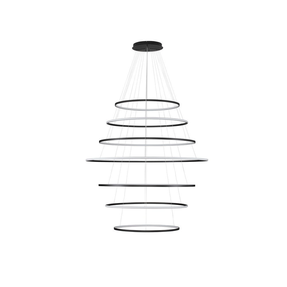 Design pendant lamp Maelo black Ø 150cm Lyora 5212017479747
