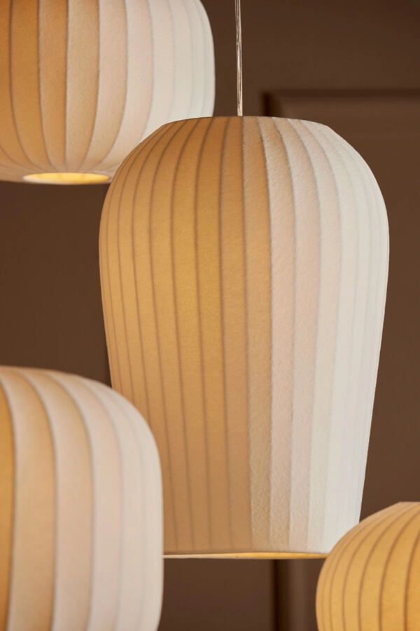 Witte hanglamp Axel japandi Ø 31cm Light & Living 8717807638412