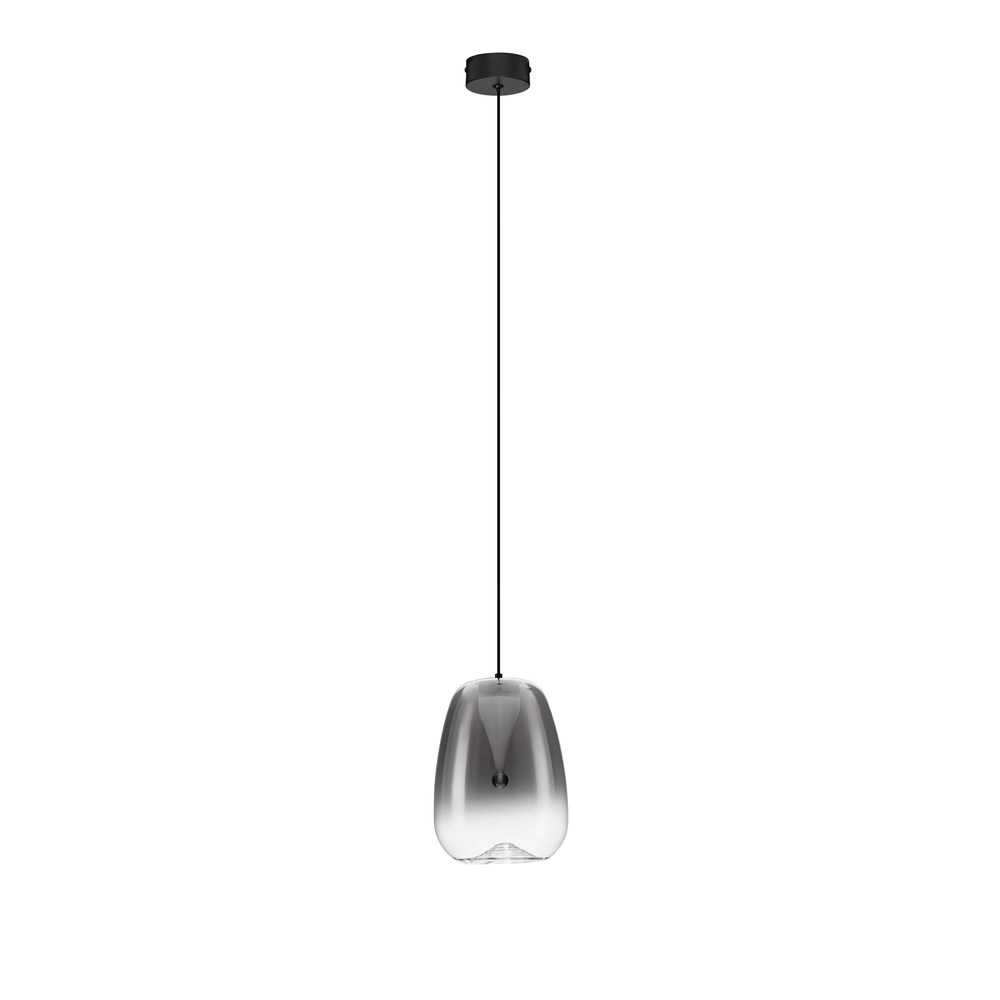 Design hanglamp Oblo 1-lichts smoke glas Lyora 5212017474100