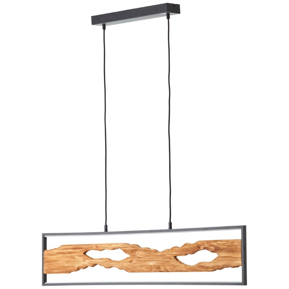 Led hanglamp Chaumont met hout Brilliant 4004353411786