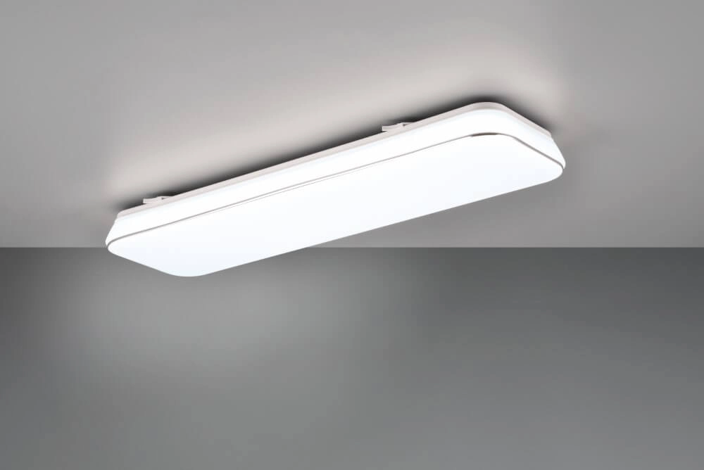 Witte plafonniere Blanca rechthoek 4000K - S Trio 4017807576870