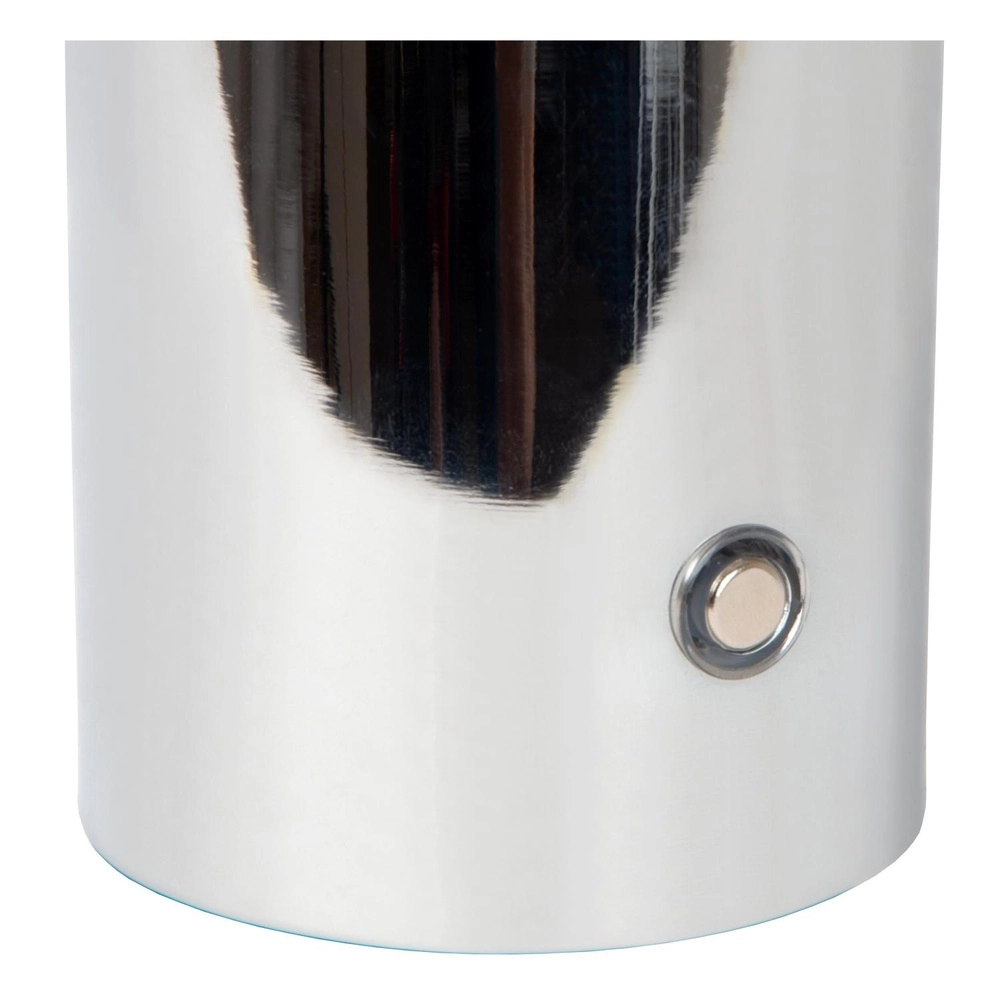 Oplaadbare tafellamp Vivo chroom Lucide 5411212520869