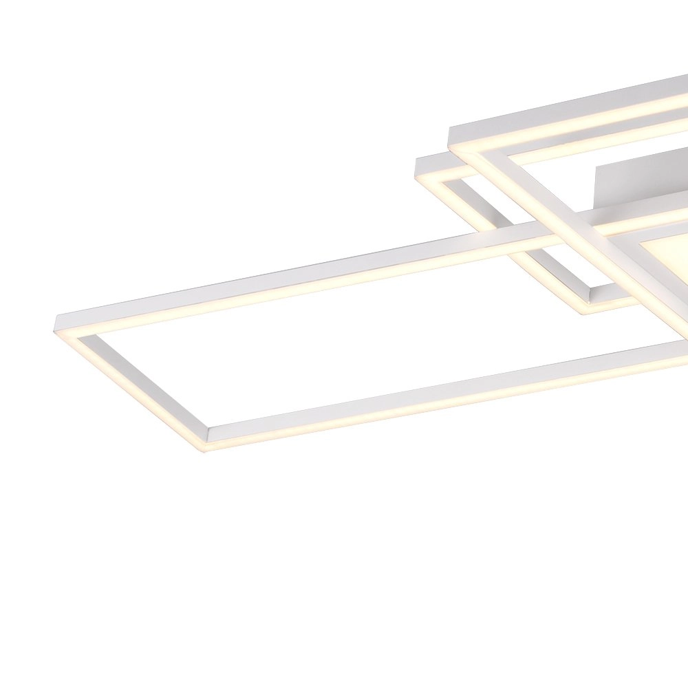 Moderne Plafonnière Irvine wit Trio 4017807452204