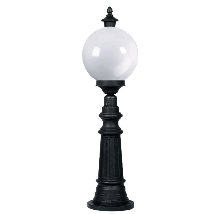 Staande bollamp Madeira 87cm met 25cm bol - zwart Staande bollamp Madeira 87cm met 25cm bol - zwart