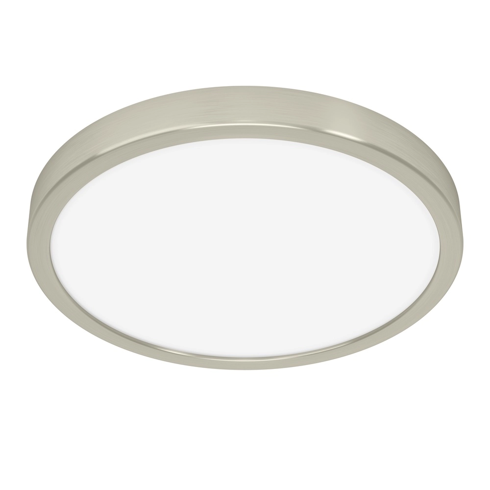 Led plafonnière Fueva 6 rond - rvs - Ø 27,8cm