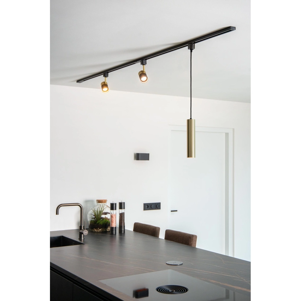 Rail hanglamp Track Floris 1-fase goud Lucide 5411212093363