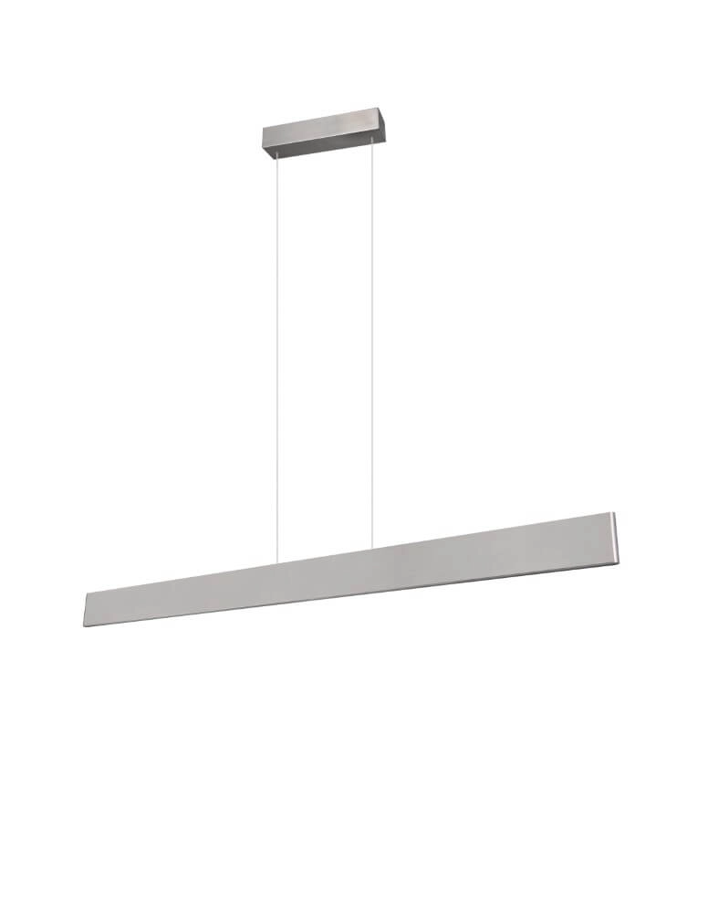 Led kantoor hanglamp Galway 150cm - RVS Trio 4017807616675