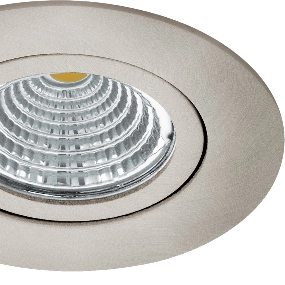 Richtbare led spot Saliceto rond - 6w -  4000K nikkel mat Eglo 9002759983079