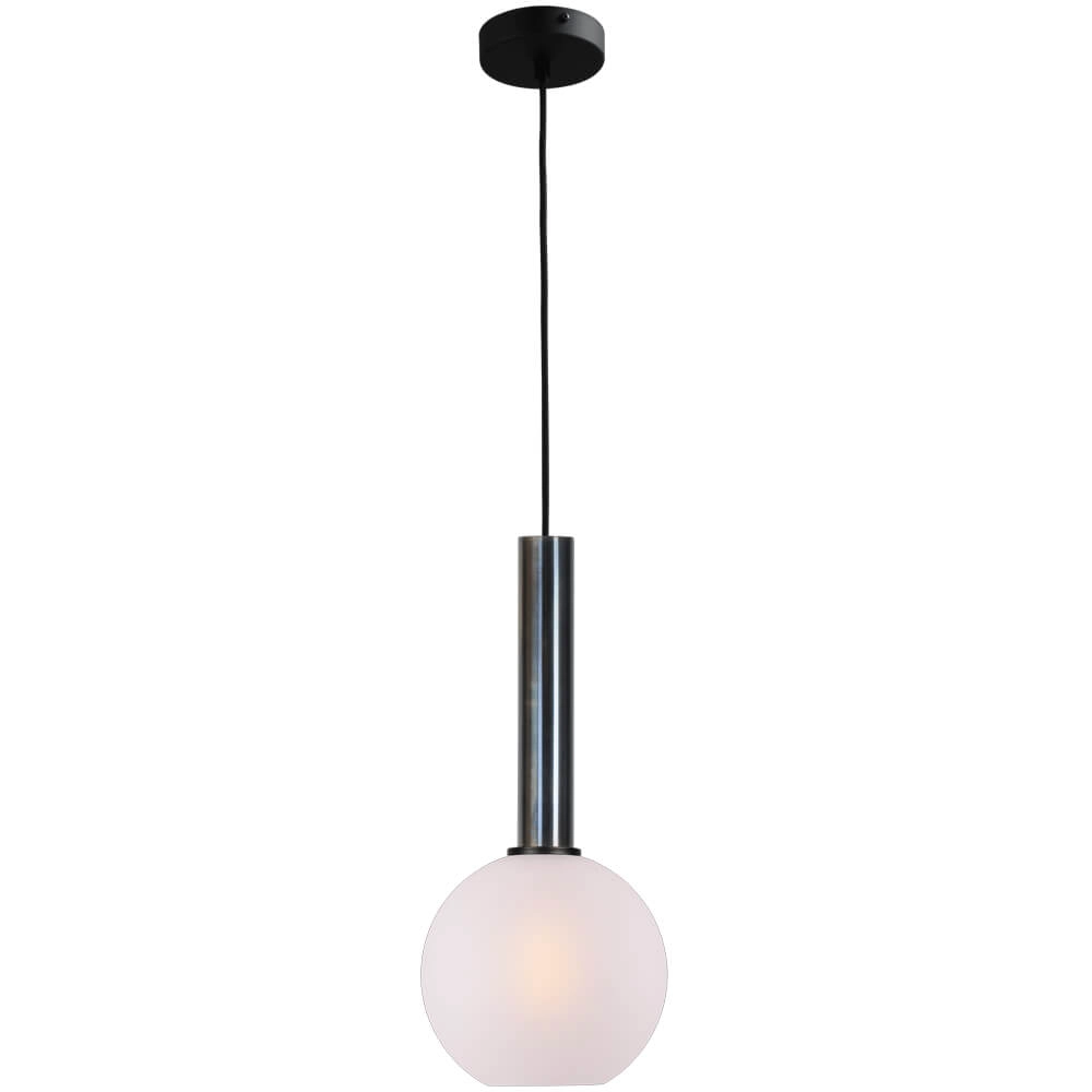 Hanglamp Ø 20cm Bella 2 Dappled oil met mat wit glas Hanglamp Ø 20cm Bella 2 Dappled oil met mat wit glas
