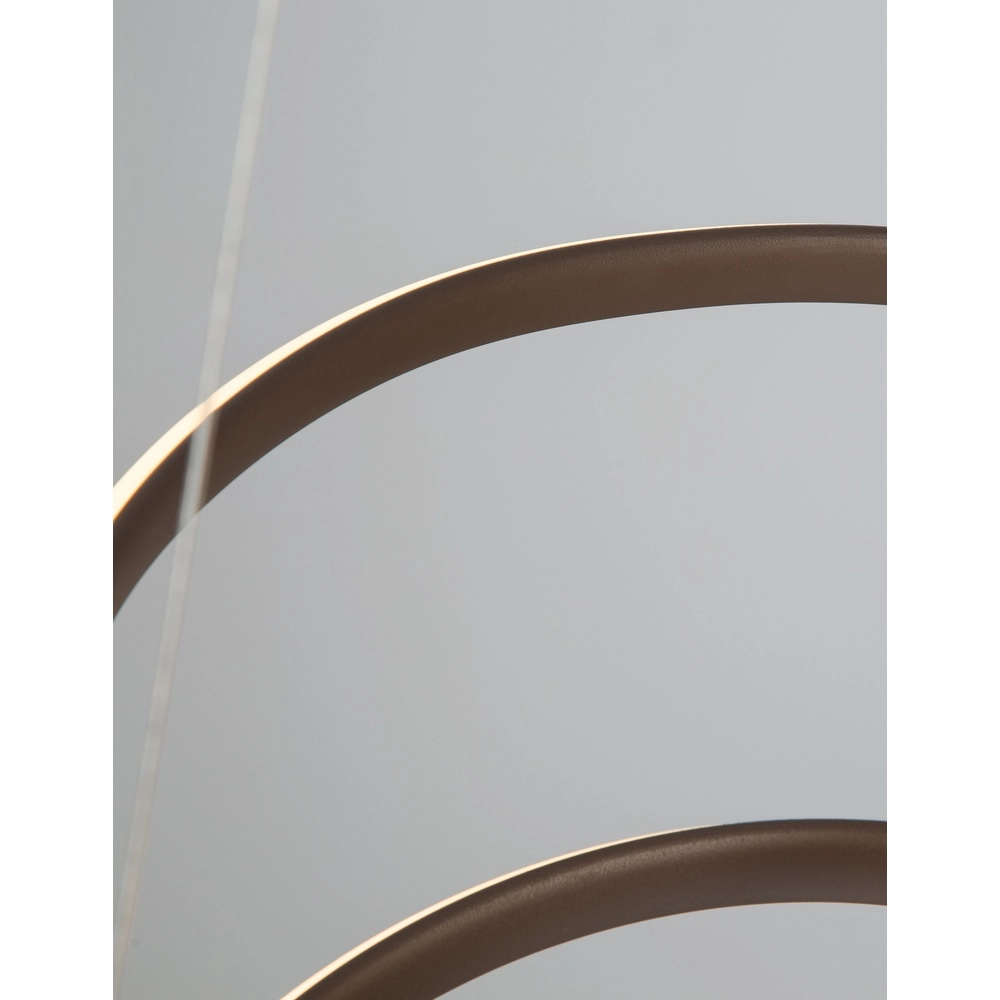 Design hanglamp Menton koffie bruin Lyora 5212017424310