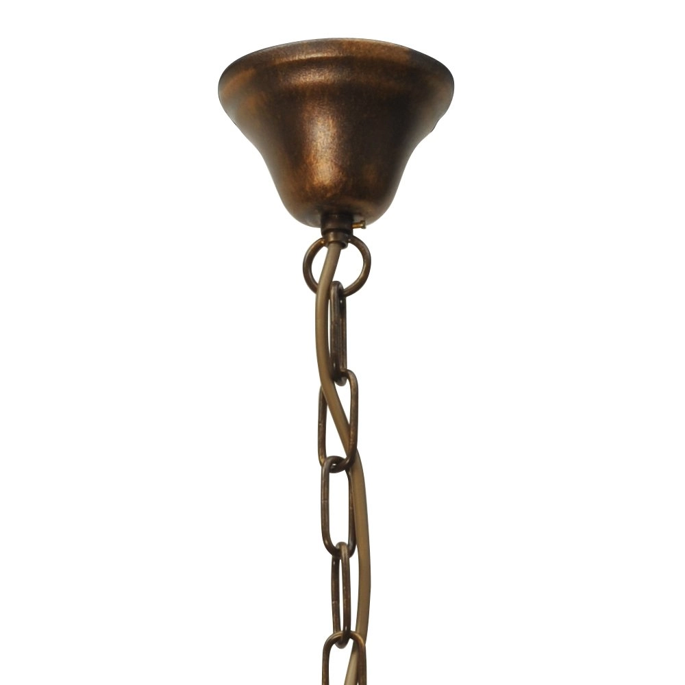 Eetkamer hanglamp Bolzano 5-lichts bronsbruin Masterlight 8718121040363