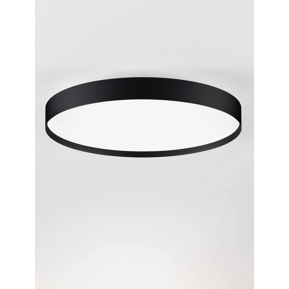 Plafonniere Roi zwart Ø 50cm Lyora 5212017448965