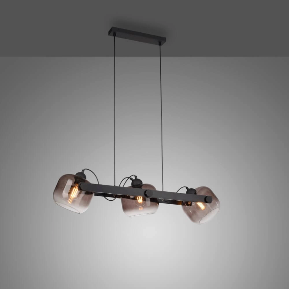 Hanglamp Cup 2.0 3-lichts smoke glas Just Light 4043689004712