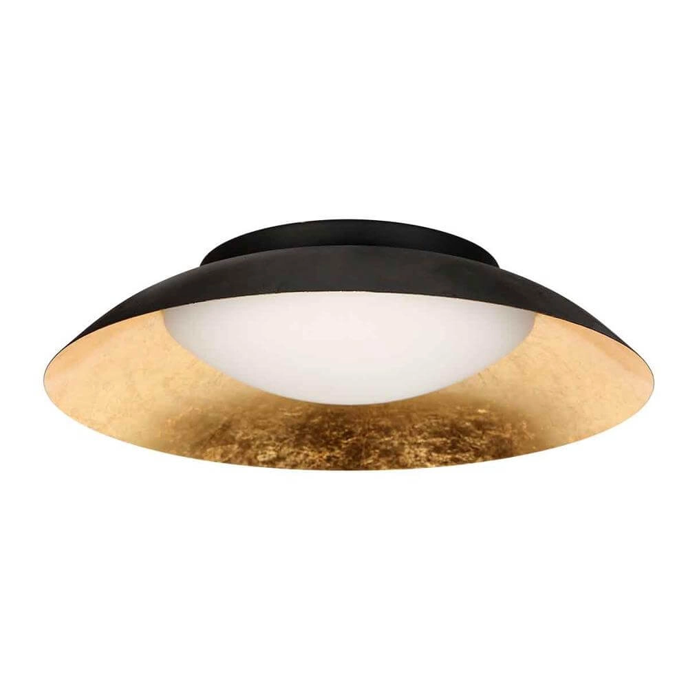 Plafondlamp Walcie zwart met goud Plafondlamp Walcie zwart met goud