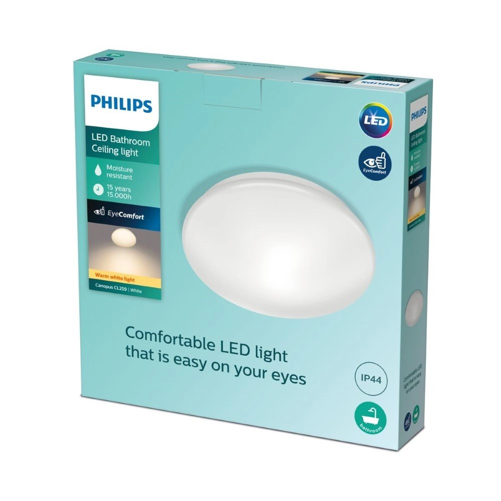 Badkamer plafonnière Canopus Ø 32cm Philips 8718699777272