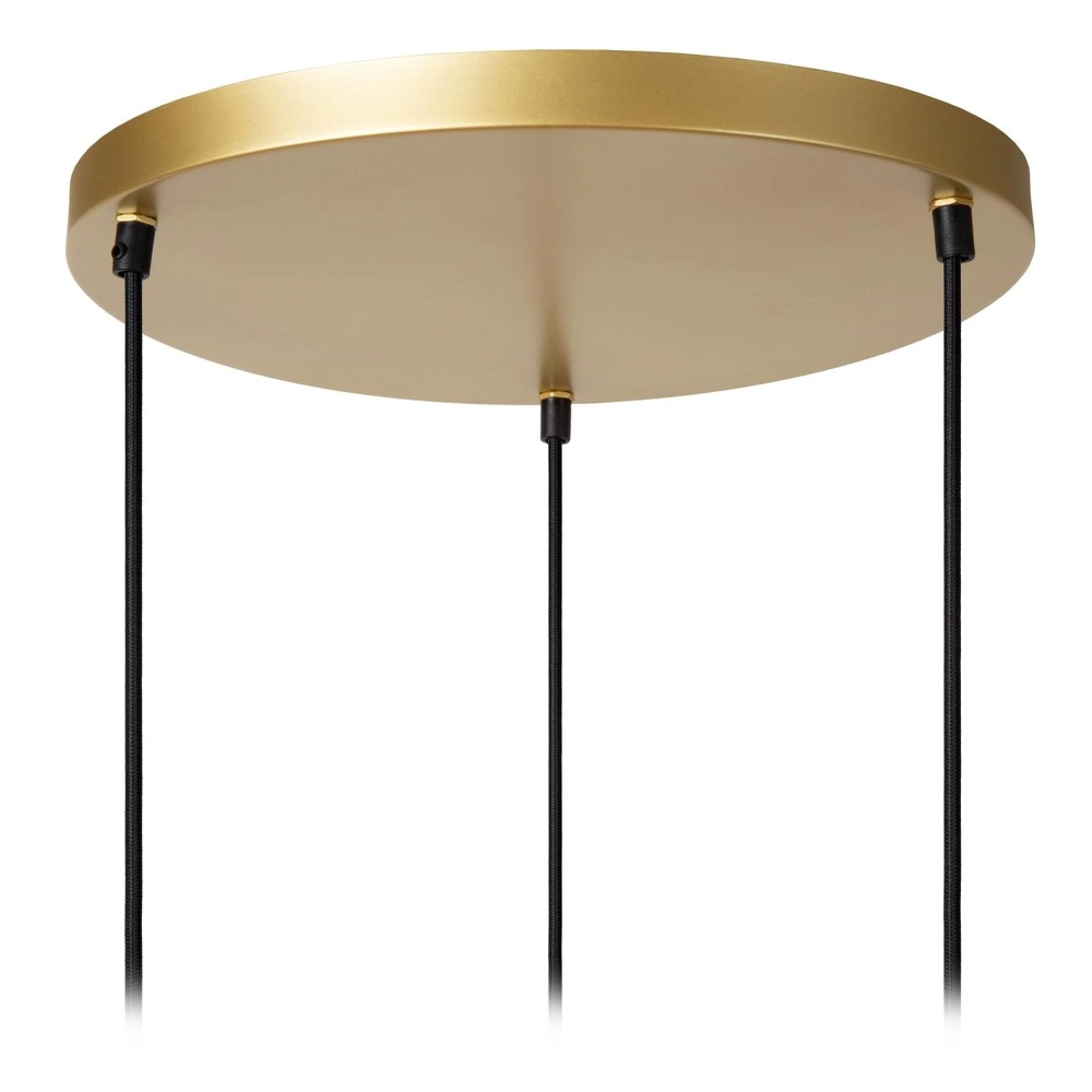 Hanglamp Tasman 3-lichts rotan Lucide 5411212105998