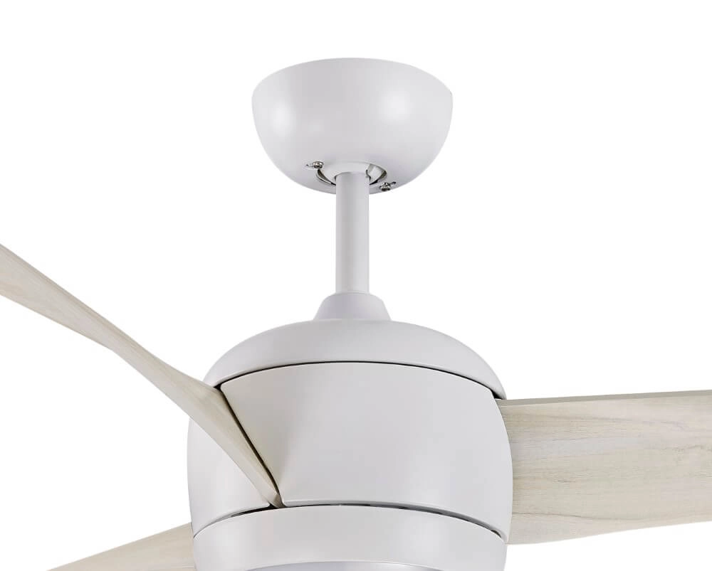 Stille plafondventilator Airfusion Nordic Ø 143cm wit Beacon 9333509134268