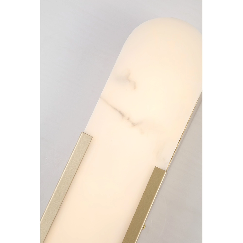 Wandlamp Opaline goud 50cm Searchlight 5053423300757