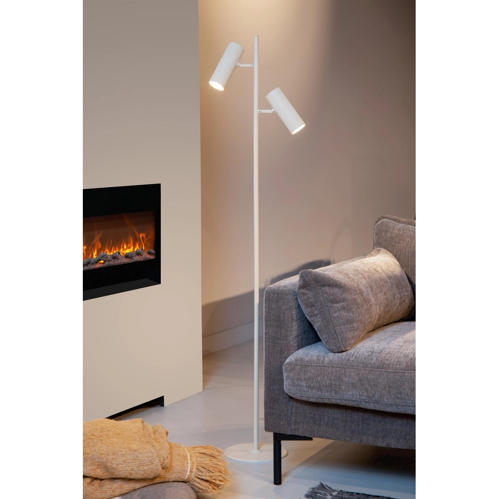 Vloerlamp Clubs wit