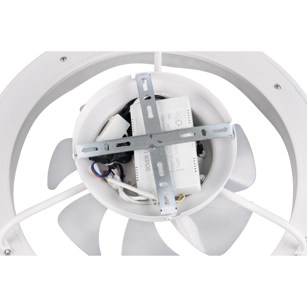 Witte ventilator Skaulo design Ø 50cm Trio 4017807698831