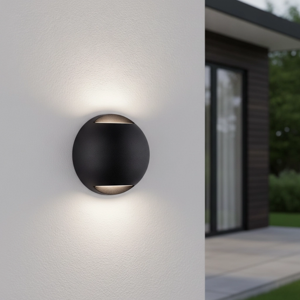 Wandlamp Passo dubbel zwart