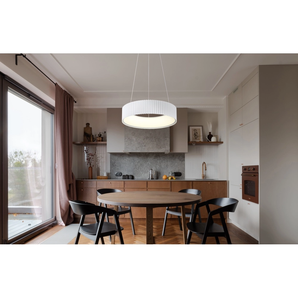 Design hanglamp Kemp wit Ø 46cm Globo 9007371566273