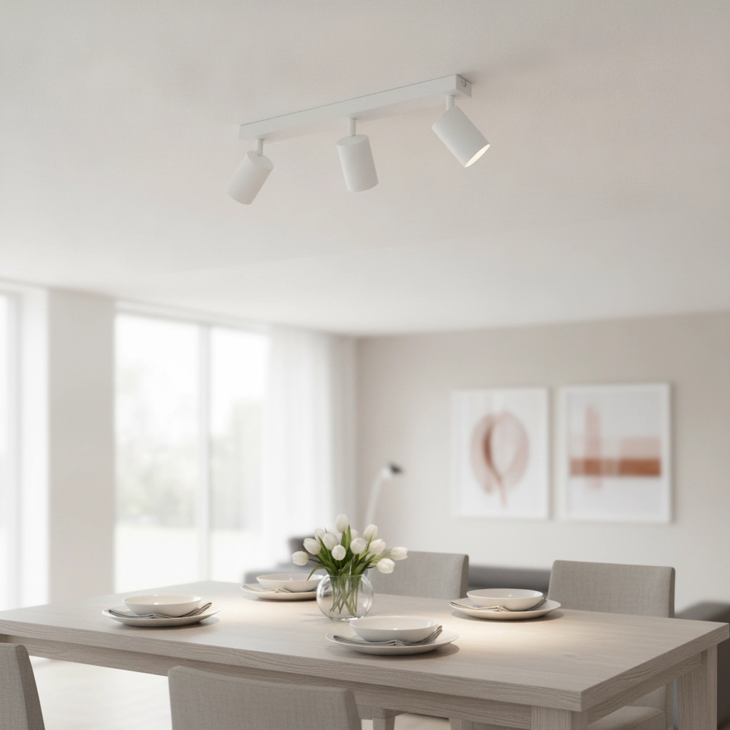 Plafondspot Reig 3-lichts wit