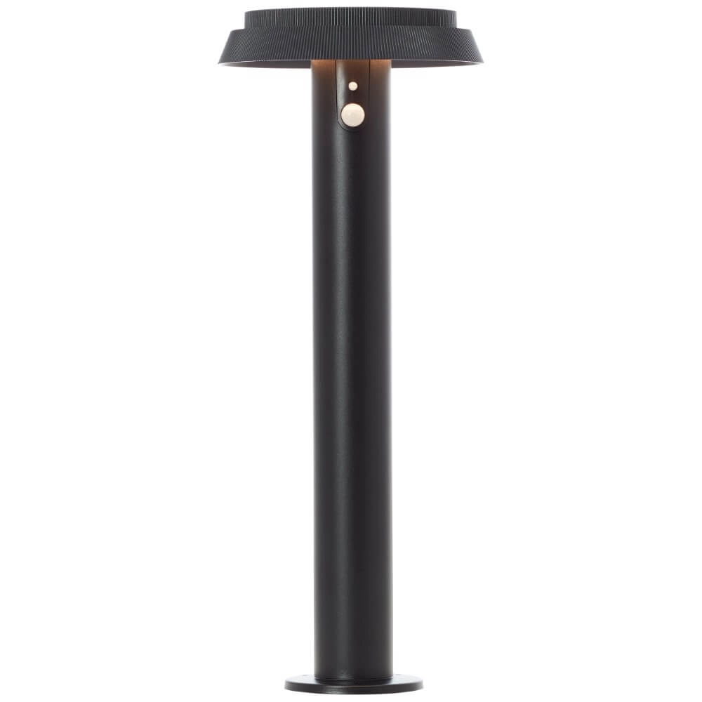 Zwarte staande lamp Alvero met sensor Brilliant 4004353437830