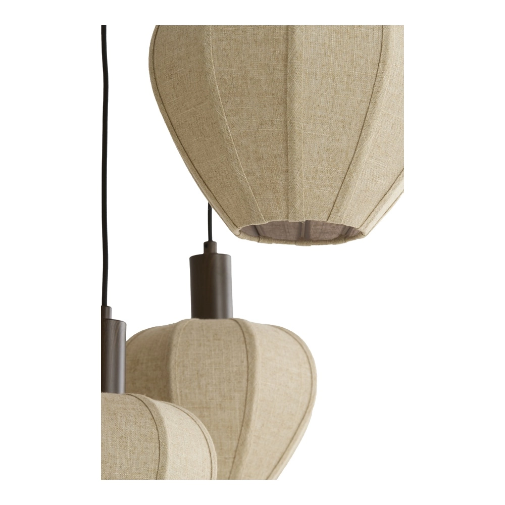 Japandi hanglamp Huxi 5-lichts Light & Living 8717807843458