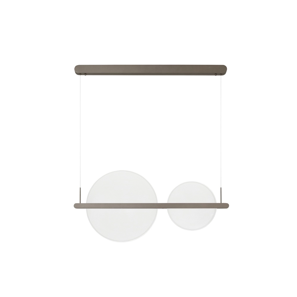 Strakke hanglamp Noah koffie bruin Lyora 5212017439406