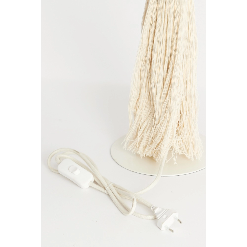 Schemerlamp Espino Ø 31cm - naturel linnen Light & Living 8717807808785